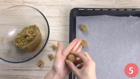 Biscotti alle noci - Passaggio 5