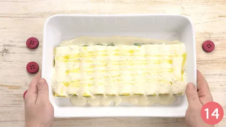 Cannelloni ricotta e spinaci - Passo 14