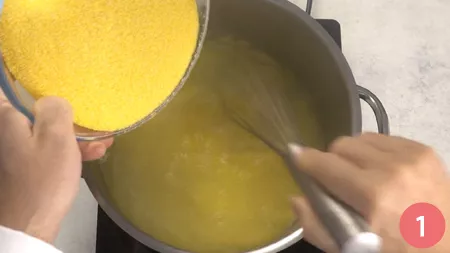 Cestini di polenta - Passaggio 1