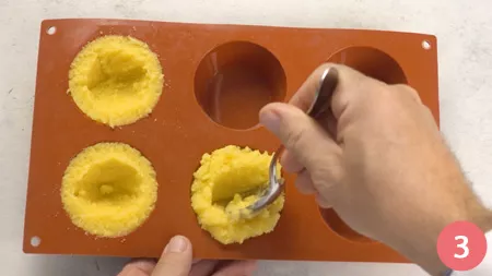 Cestini di polenta - Passaggio 3