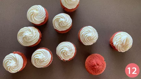 Cupcake red velvet - p12