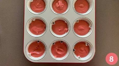 Cupcake red velvet - p8