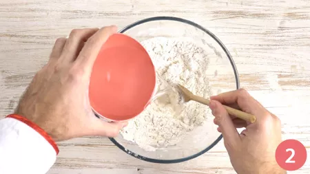 Focaccia salata - Passaggio 2