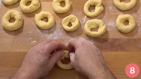 formare delle ciambelline