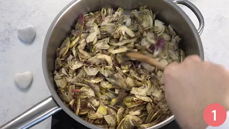 Lasagne ai carciofi - Passaggio 1
