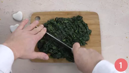 Lasagne con spinaci - Passaggio 1