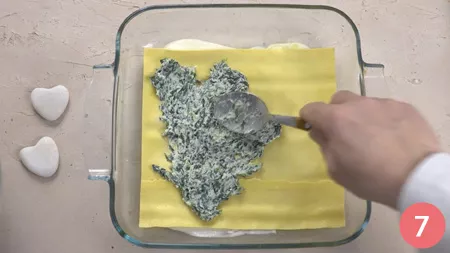Lasagne con spinaci - Passaggio 7