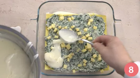 Lasagne con spinaci - Passaggio 8