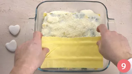 Lasagne con spinaci - Passaggio 9