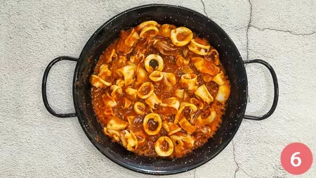 Paella di pesce - P6