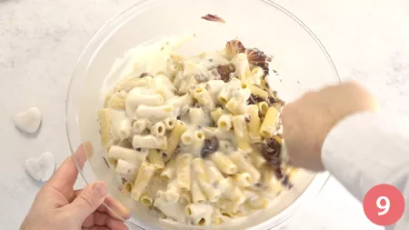 Pasta al forno con radicchio e salsiccia - Passaggio 9