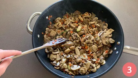 Pasta zucca e funghi - P3