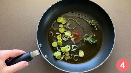 Pasta zucca e funghi - P4