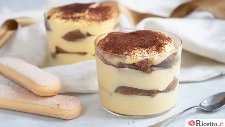 Tiramisu nel piattino