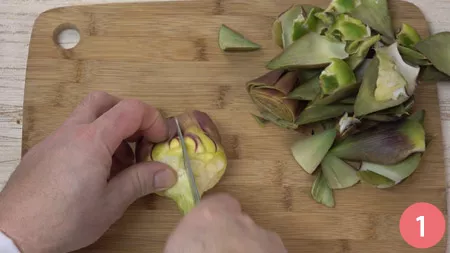 Risotto ai carciofi - Passo 1