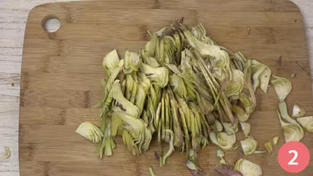 Risotto ai carciofi - Passo 2