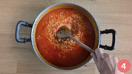 Risotto al pomodoro - p4