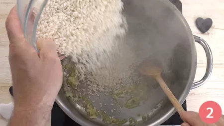 Risotto al radicchio - Passaggio 2