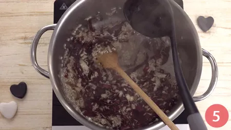 Risotto al radicchio - Passaggio 5