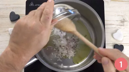 Risotto alla zucca - Passaggio 1