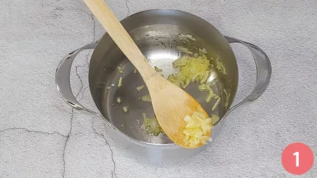 Risotto con salsiccia - Passaggio 1