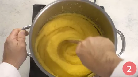 Sbriciolata di polenta - Passaggio 2
