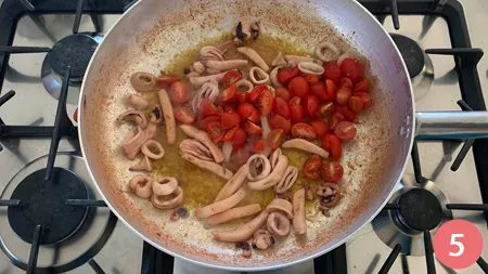 Spaghetti ai frutti di mare - P5