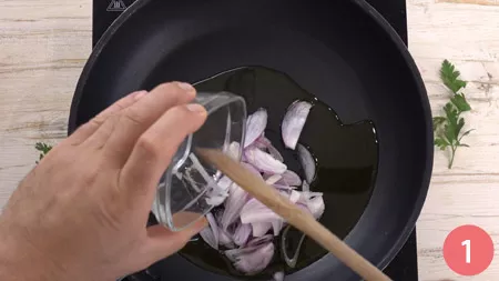 Tagliatelle ai funghi - Passaggio 1