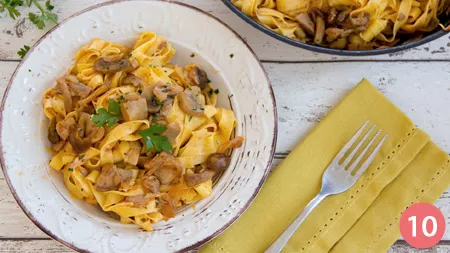 Tagliatelle ai funghi - Passaggio 10