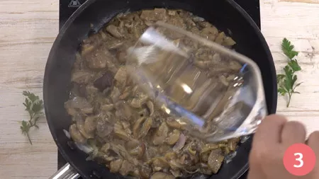 Tagliatelle ai funghi - Passaggio 3