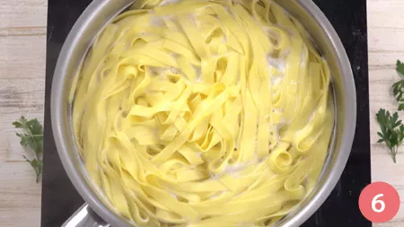 Tagliatelle ai funghi - Passaggio 6