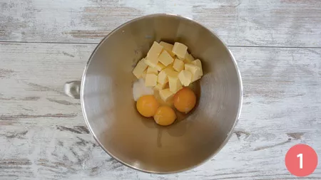 Torta della nonna al pistacchio - P1