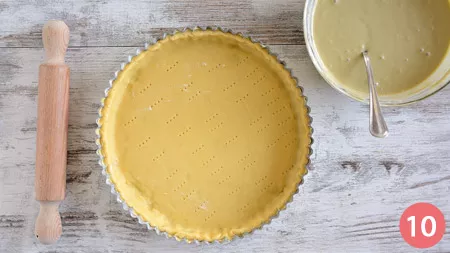 Torta della nonna al pistacchio - P10