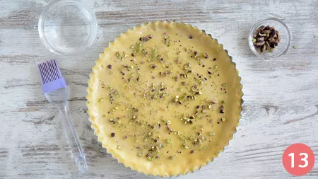 Torta della nonna al pistacchio - P13