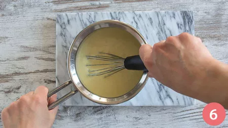 Torta della nonna al pistacchio - P6