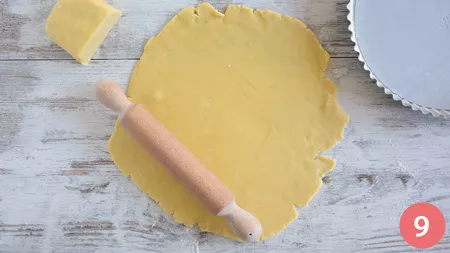 Torta della nonna al pistacchio - P9