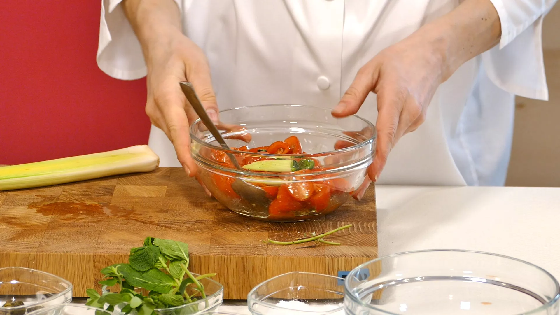 Gazpacho all'italiana con baccalà - Passaggio 1