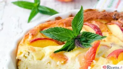3 dolci con le pesche