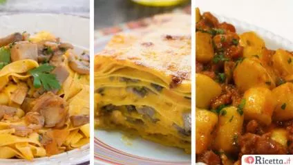 3 Primi piatti con i Funghi