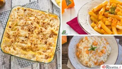3 Primi piatti con la Zucca