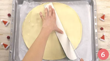 Albero di Natale di pasta sfoglia - Passo 6