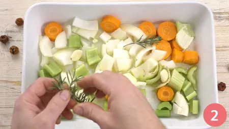 Arrosto di vitello al forno con patate - Passo 2