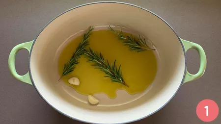 Arrosto di vitello ai funghi - Passaggio 1