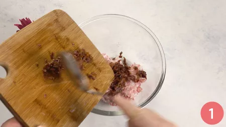 Arrotolato di pollo - Passaggio 1