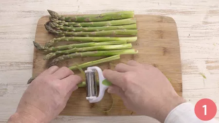 Asparagi in sfoglia - Passaggio 1