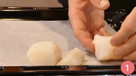 Baccalà alla mediterranea - Passaggio 1