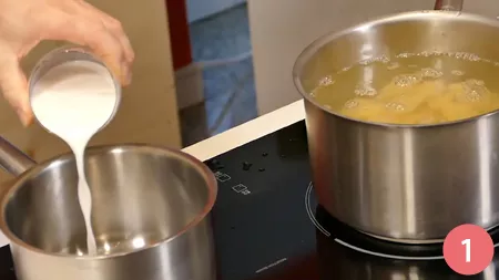 Baccalà con purè e carciofi - Passaggio 1