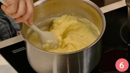 Baccalà con purè e carciofi - Passaggio 6