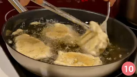 Baccalà fritto su crema di lenticchie - Passaggio 10