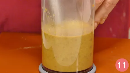 Baccalà fritto su crema di lenticchie - Passaggio 11